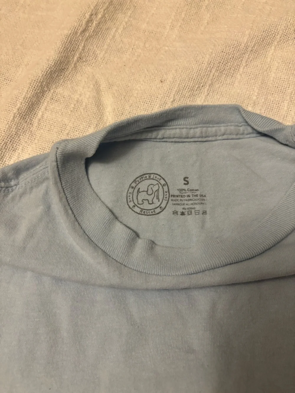 puppie love® Light Blue 'Happy Weekend' Long Sleeve Tee - Picture 3 of 3